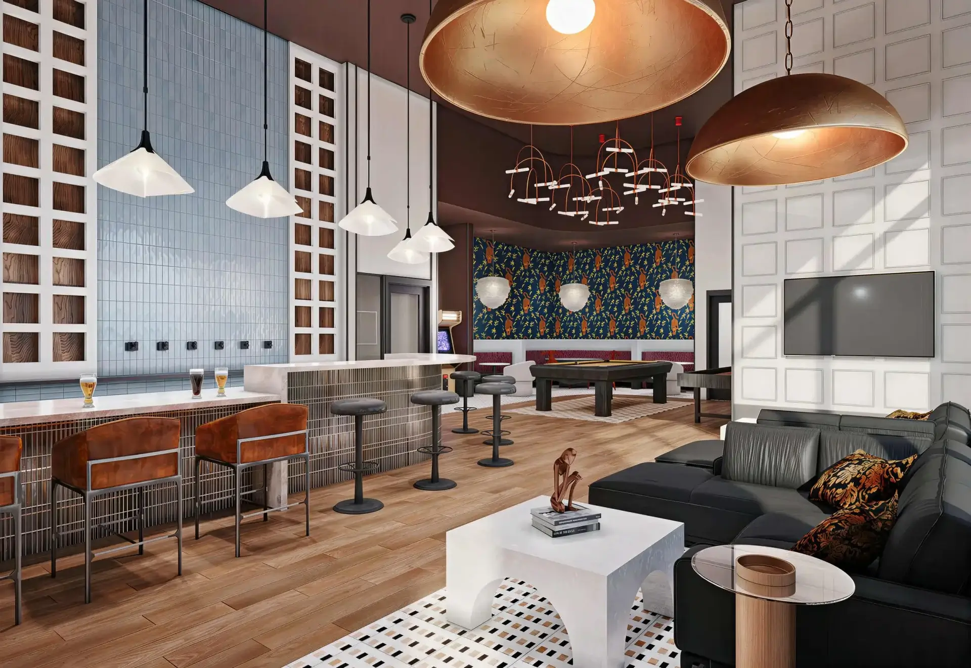 interior view of the marlow a boutique apartments